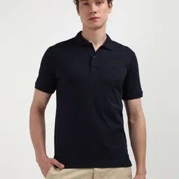 Calvin Klein Men Solid Polo Collar Organic Cotton Slim Fit T-Shirt-picture-19