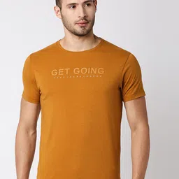 Pepe Jeans Men Yellow Typography Printed Slim Fit T-shirt-picture-39