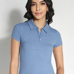 AMERICAN EAGLE OUTFITTERS Women Polo Collar Slim Fit T-shirt-picture-19