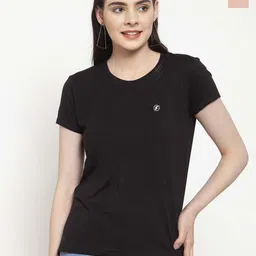Friskers Pack Of 2 Slim Fit Round Neck Short Sleeves Bio Finish Pure Cotton T shirts-picture-43