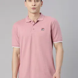 FILA Men Polo Collar Cotton T-shirt image 1