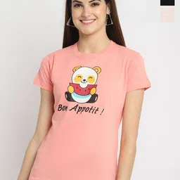 Fabflee Pack Of 3 Graphic Printed Cotton T-shirt-picture-19