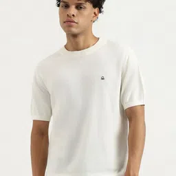 United Colors of Benetton Men Printed Pure Cotton T-shirt image 1