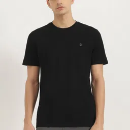 United Colors of Benetton Men Solid Round Neck Pure Cotton T-shirt-picture-27