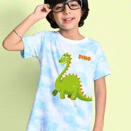 NUSYL Boys Dyed Round Neck T-shirt-image-71