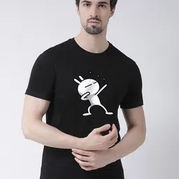Friskers Men Black Printed T-shirt-picture-33