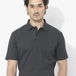 RARE RABBIT Men Gamor Polo Collar Short Sleeves Regular Fit T-Shirt-picture-39