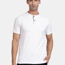 t-base Henley Neck Relaxed Fit Cotton T-shirt-picture-4