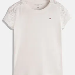 Tommy Hilfiger Girls White T-shirt image 1