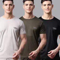 mack jonney VIMAL JONNEY Men Pack of 3 T-shirt-picture-33