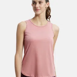 Jockey Cotton Rich Solid Curved Hem Styled Tank Top-image-69