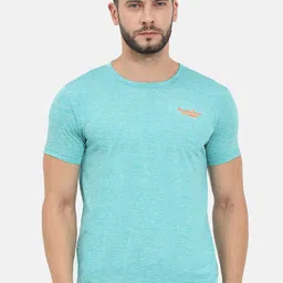 Masculino Latino Plus Men Plus Size Sea Green Training or Gym T-shirt-picture-12