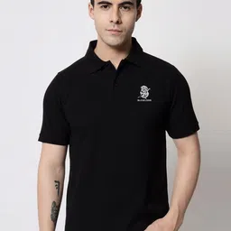 SLOWLORIS Polo Collar Cotton T-shirt image 1