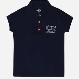 DYCA Girls Polo Collar Cotton T-shirt-picture-22