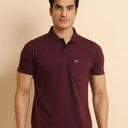 berry blues Polo Collar Short Sleeves Cotton T-shirt-picture-23