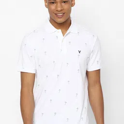 AMERICAN EAGLE OUTFITTERS Conversational Printed Polo Collar T-shirt-picture-48