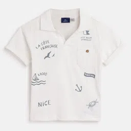 Chicco Boys Printed Polo Collar T-shirt-picture-25