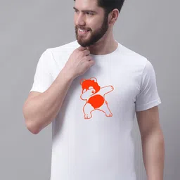 Friskers Graphic Printed Round Neck Cotton T-shirt-image-11