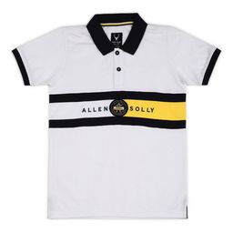 Allen Solly Junior Boys Typography Printed Polo Collar Pure Cotton T-shirt-picture-36