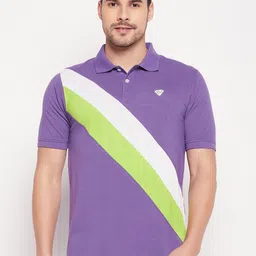 Club York Men Purple Polo Collar T-shirt-picture-19