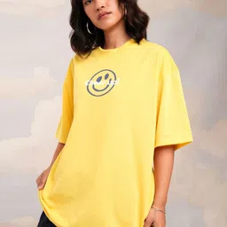 Tokyo Talkies Women Typography T-shirt-image-39