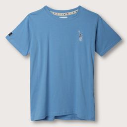 Blue Giraffe Boys Round Neck T-shirt-picture-45