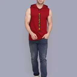 SLOWLORIS Men 2 Hooded Applique T-shirt-picture-27