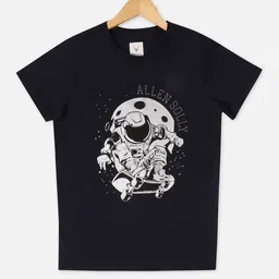 Allen Solly Junior Boys Graphic Printed Round Neck Cotton Regular T-shirt-picture-38