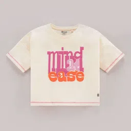 edheads Girls Typography Printed Azo Free Cotton Boxy T-shirt-picture-11