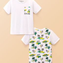 ARIAS By LARA DUTTA Boys Printed Applique T-shirt-picture-48