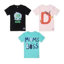 Tossido Kids Typography 3 Printed T-shirt-image-65