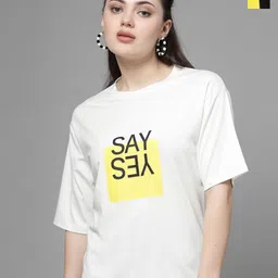 Clora Creation Women Typography Set Of 2 Printed T-shirt-image-15