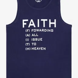 DYCA Men Typography Printed Applique T-shirt image 1