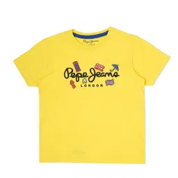 Pepe Jeans Boys Typography Printed Casual T-shirt-picture-43