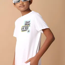 V-Mart Boys Typography Printed T-shirt image 1
