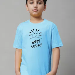 Friskers Boys Typography Printed Short Sleeves Pure Cotton T-shirt-picture-18