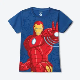 YK Marvel Boys Printed Applique T-shirt-image-52
