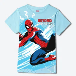 YK Marvel Boys Printed Applique T-shirt-image-13