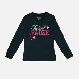 Bodycare Girls Typography Printed Cotton T-shirt-image-89