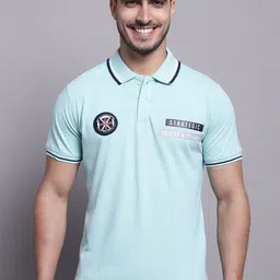 Cantabil Men Cotton Polo Collar T-shirt-picture-36