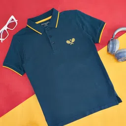 Pantaloons Junior Boys Polo Collar Cotton T-shirt-picture-19