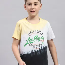 Monte Carlo Boys Typography Printed Cotton T-shirt-picture-41
