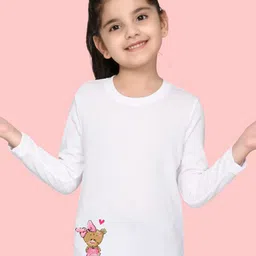 NUSYL Girls Graphic Printed Casual T-Shirt-image-67
