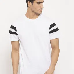DOOR74 Men White & Black T-shirt-picture-31