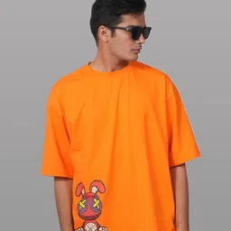 Bloopers Store Graphic Printed Oversized T-shirt-image-24