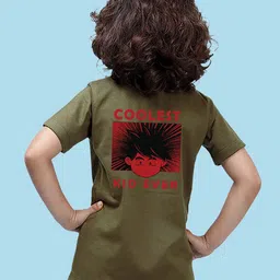 NUSYL Boys  Typography Printed Round Neck T-shirt image 4