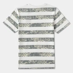 R&B Boys Floral Striped Tropical Pockets T-shirt image 3