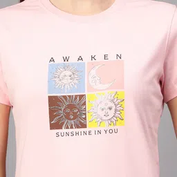 Cantabil Typography Printed Round Neck T-shirt image 5