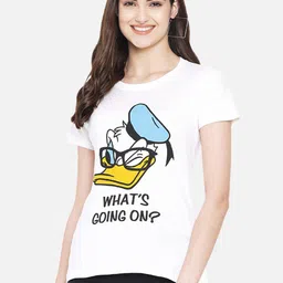 Fabflee Pack Of 3 Typography Printed Round Neck Casual Knitted Cotton T-shirts image 2