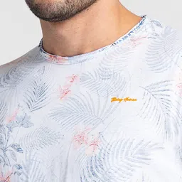 Being Human Tropical Printed Knitted Casual T-shirt image 2